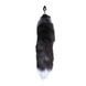 Металева анальна пробка Лисячий хвіст Alive Black And White Fox Tail S (м'ята упаковка!!!) SO6321-R фото 3