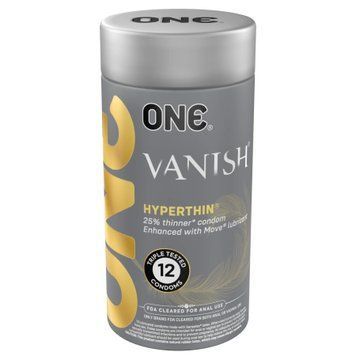 Презервативы ONE Vanish Hyperthin 12 шт, подарочная упаковка тюб SX0792 фото