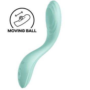 Вибратор с жемчужной стимуляцией точки G Satisfyer Rrrolling Pleasure Mint (мятая упаковка!!!) SO6075-R фото