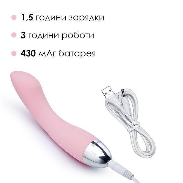 Вибратор для точки G с интеллектуальным режимом Svakom Amy Pale Plink SO4823 фото
