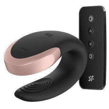 Смарт-вибратор для пар Satisfyer Double Love (Black) (мятая упаковка!!!) SO4930-R фото