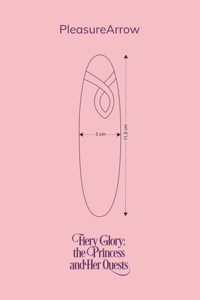 Мінівібратор FairyGasm PleasureArrow blue SX0637 фото