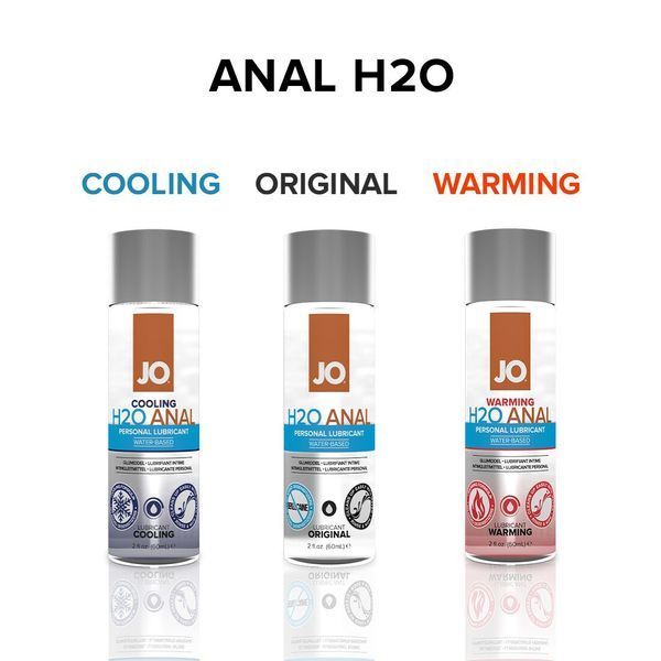 Анальная смазка JO ANAL H2O &mdash; WARMING (120 мл) разогревающая, на водной основе SO1681 фото
