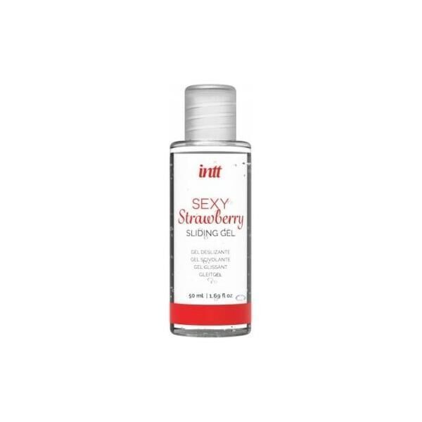 Набор Intt BRAZILIAN PANTY RED: трусики на завязках S-XL с жемчужным кольцом + клубничный лубрикант SO7128 фото