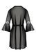 Пеньюар Passion LEAFA PEIGNOIR black S/M - ECO Passion SX0507 фото 4