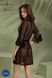 Пеньюар Passion LEAFA PEIGNOIR black XXL/XXXL - ECO Passion SX0508 фото 7