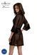 Пеньюар Passion LEAFA PEIGNOIR black XXL/XXXL - ECO Passion SX0508 фото 2
