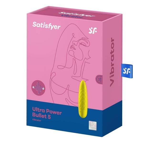 Минивибратор Satisfyer Ultra Power Bullet 5 Yellow SO5430 фото