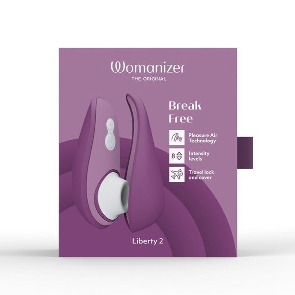 Вакуумный клиторальный стимулятор Womanizer Liberty 2 Purple SX0523 фото