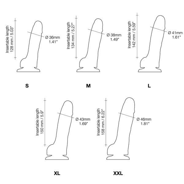 Реалистичный фаллоимитатор Strap-On-Me Sliding Skin Realistic Dildo Vanille XL, эффект подвижной кож SO6262 фото