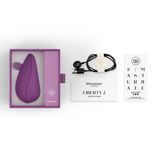 Вакуумный клиторальный стимулятор Womanizer Liberty 2 Purple SX0523 фото