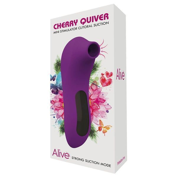 Недорогой вакуумный клиторальный стимулятор Alive Cherry Quiver SO3832 фото