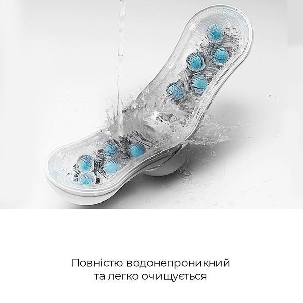 Мастурбатор Tenga Flip Orb &mdash; Blue Rush, с изменяемым сжатием, со стимулирующими шариками внутри SO3048 фото