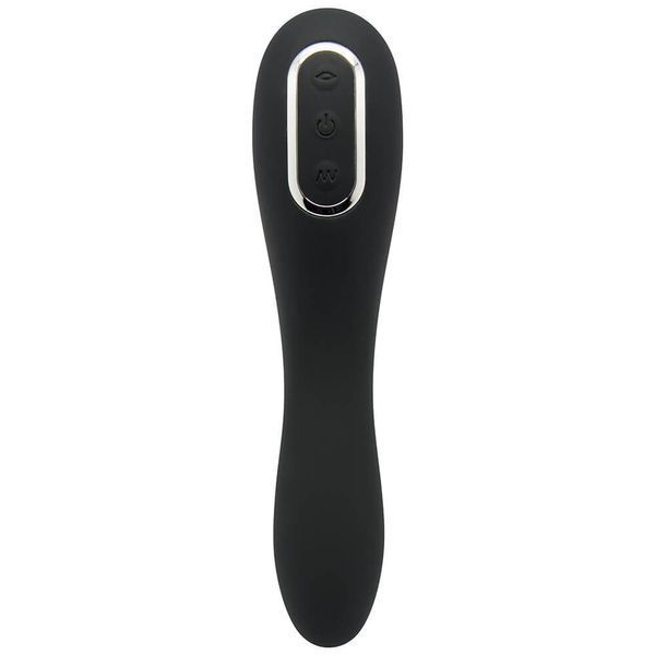 Вібратор і вакуумний стимулятор Alive Midnight Quiver Black - іграшка 2 в 1 SO3833 фото