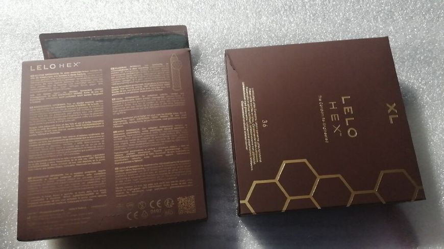 Презервативы LELO HEX Condoms Respect XL 36 Pack (мятая упаковка!!!) SO8133-R фото