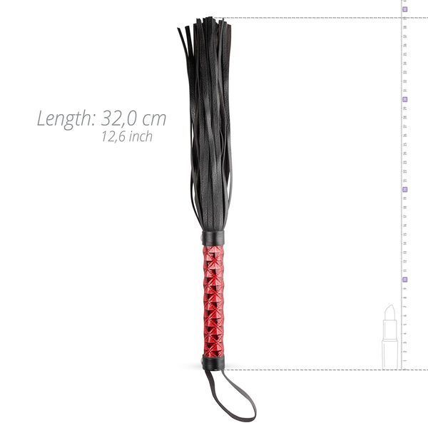 Плеть-флогер Whipped - Beat It Flogger - Red, экокожа SO5123 фото