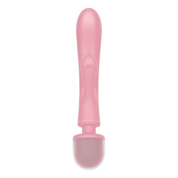 Вибратор-кролик с вибромассажером Satisfyer Triple Lover Pink, 3 мотора SO8790 фото