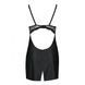 Бэби-долл из эко-кожи и кружева Passion LOONA CHEMISE S/M, black SO5359 фото 6