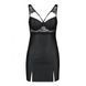 Бэби-долл из эко-кожи и кружева Passion LOONA CHEMISE S/M, black SO5359 фото 5