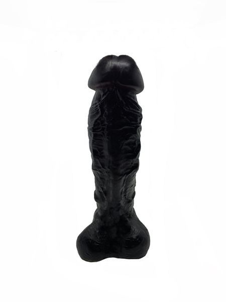 Крафтовое мыло-член с присоской Чистий Кайф Black size XL, натуральное SO2762 фото