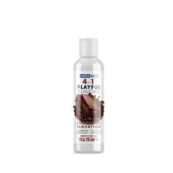 Розпродаж!!! Лубрикант Swiss Navy 4 in 1 Chocolate Sensation 29,5 мл (термін до16.02.2025) SO5714-R фото