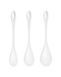 Набор йони бусин Satisfyer Yoni Power 1 White, диаметр 2-2,5-3см, вес 22-46-74гр SO6735 фото 2