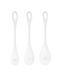 Набор йони бусин Satisfyer Yoni Power 1 White, диаметр 2-2,5-3см, вес 22-46-74гр SO6735 фото 1