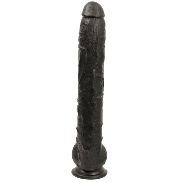 Фаллоимитатор Doc Johnson Dick Rambone Cock Black (в ПЭ пакете!), диаметр 6см, длина 42см, ПВХ SO4555 фото