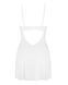 Пеньюар Obsessive Alissium chemise & thong, XS/S, кружевной лиф, стринги в комплекте SX0606 фото 5