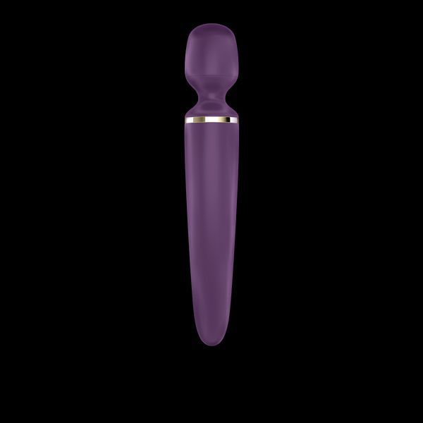 Вибромассажер Satisfyer Wand-er Woman (Purple/Gold) водонепроницаемый, мощный, размер XXL SO3457 фото