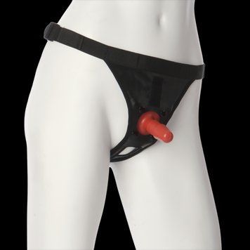 Трусики для страпону Doc Johnson Ultra Harness with Plug (м'ята упаковка!!!) SO2794-R фото