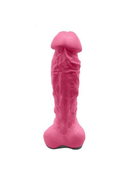 Крафтовое мыло-член с присоской Чистий Кайф Pink size XL, натуральное SO2766 фото