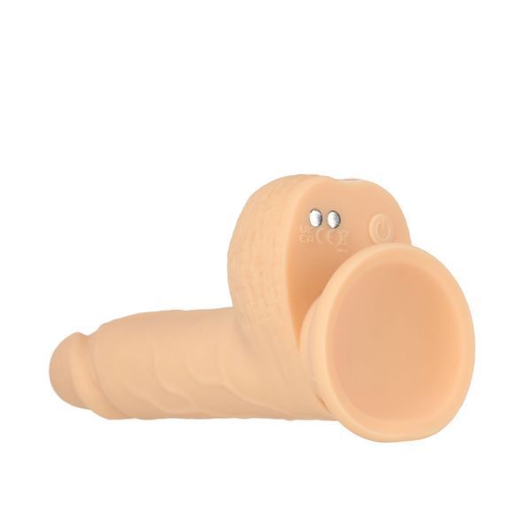 Фаллоимитатор-пульсатор Naked Addiction 6.5&Prime; Thrusting Dong With Remote, движения вперед-назад,пульт SO7756 фото