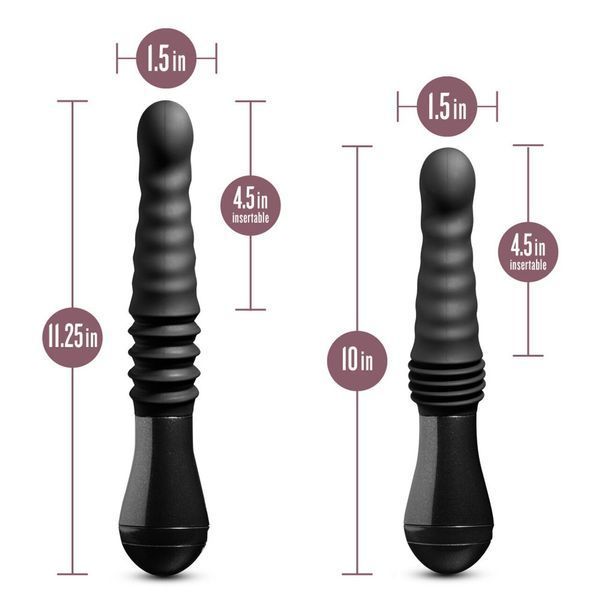 Пульсатор Temptasia by Blush - Lazarus Thrusting Dildo - Black SO8836 фото