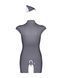Эротический костюм стюардессы Obsessive Stewardess 3 pcs costume grey S/M (мятая упаковка!!!) SO7308-R фото 7