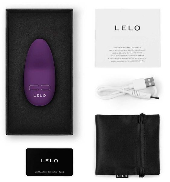 Вібратор LELO Lily 3 Dark Plum SX0694 фото