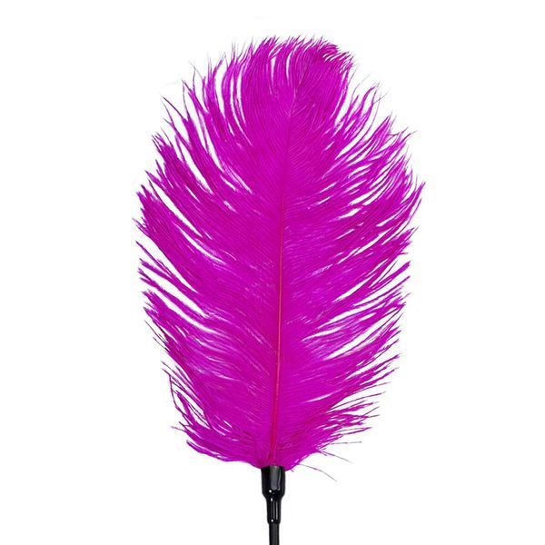 Щекоталка со страусиным пером Art of Sex &ndash; Feather Tickler, темно-розовая SO7013 фото