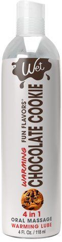Согревающий лубрикант на водной основе Wet Warming Chocolate Cookie 4 in 1, без сахара (118 мл) SO9915 фото